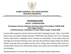 Komnas HAM Desak Evaluasi Operasi di Puncak Usai Korban Sipil Berjatuhan