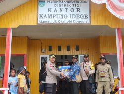 Bantuan Olahraga Polres Deiyai Dorong Semangat Generasi Muda