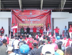 BMP RI Papua Tengah Gelar Apel dan Pawai Kebangsaan di Nabire