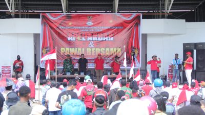 BMP RI Papua Tengah Gelar Apel dan Pawai Kebangsaan di Nabire